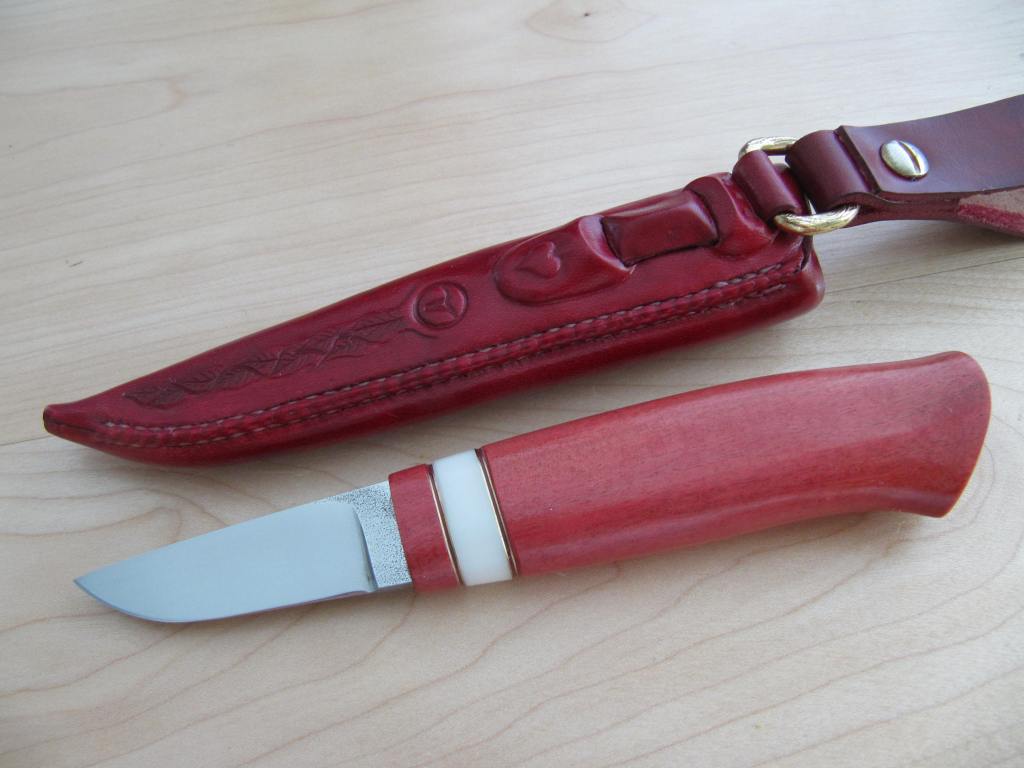 48mm AEB-L blade pink ivory corian decorations2