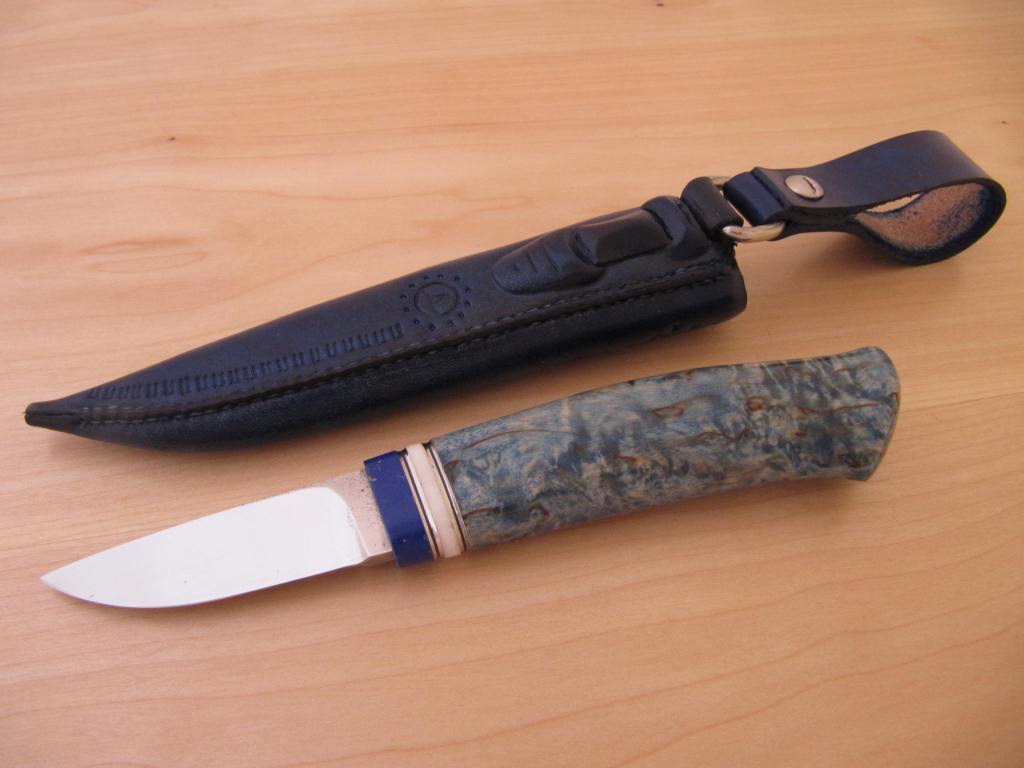 55mm AEB-L blade reconstituted stone corian curly birch decorations3